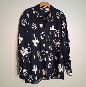 Ted Baker London Long Sleeve Button Blouse Size 6